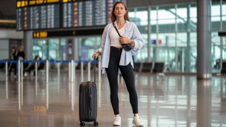 airport outfit ideas for women