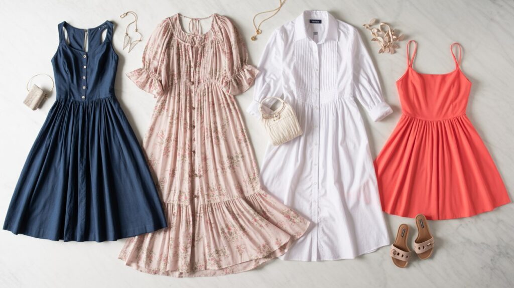 different summer dresses