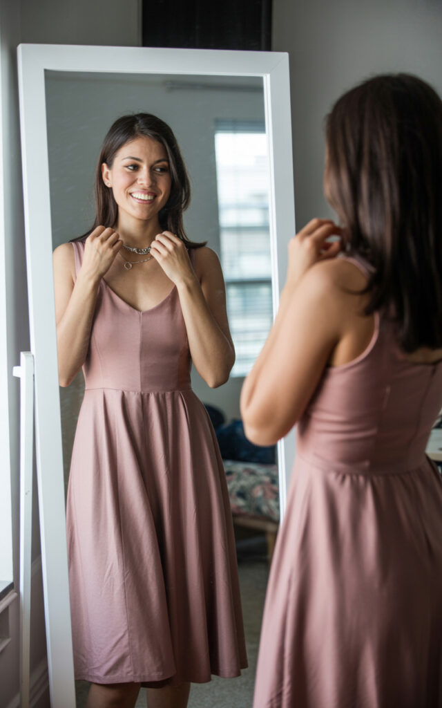 stylish dresses confidence