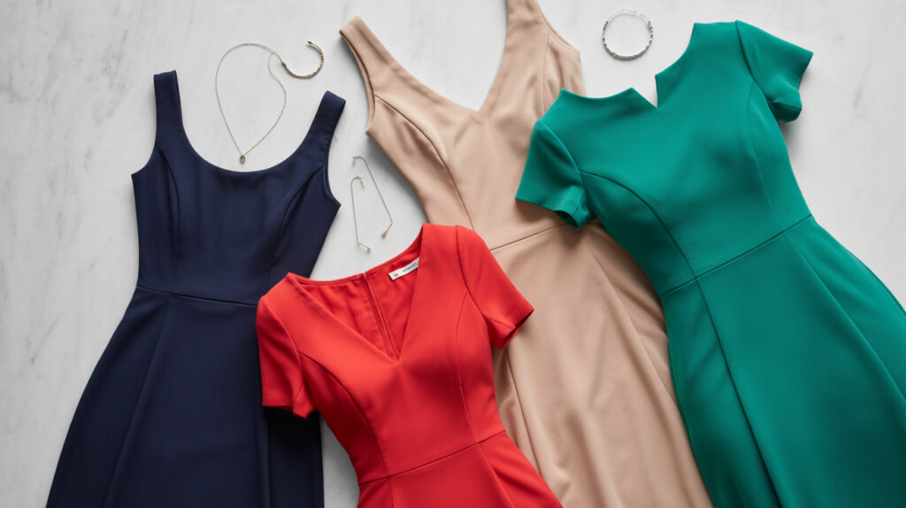 elegant dresses necklines