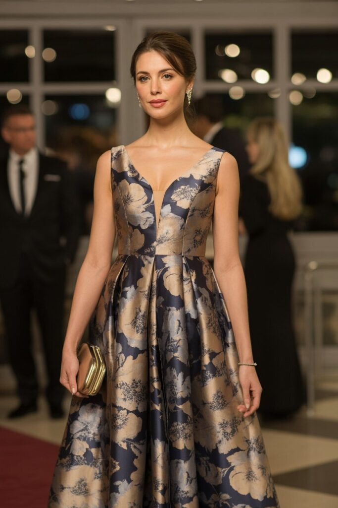 elegant gala dress