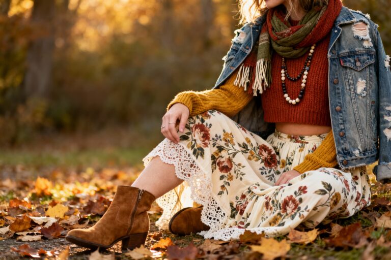 Boho Fall Fashion Guide: Layered Looks, Earthy Tones & Vintage Flair