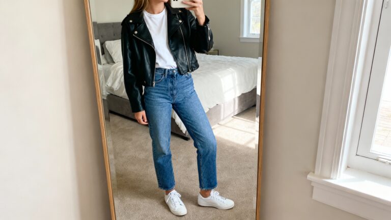 11 Black Leather Jacket Outfit Women Will Love For Effortless Cool-Girl Style