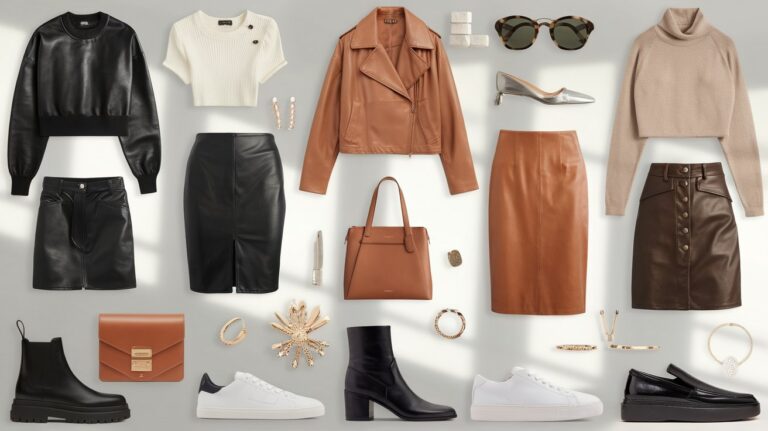 10 Leather Skirt Outfit Ideas That’ll Make Getting Dressed Ridiculously Easy