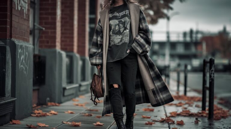 Grunge Fall Outfits: Cozy Layers with an Attitude