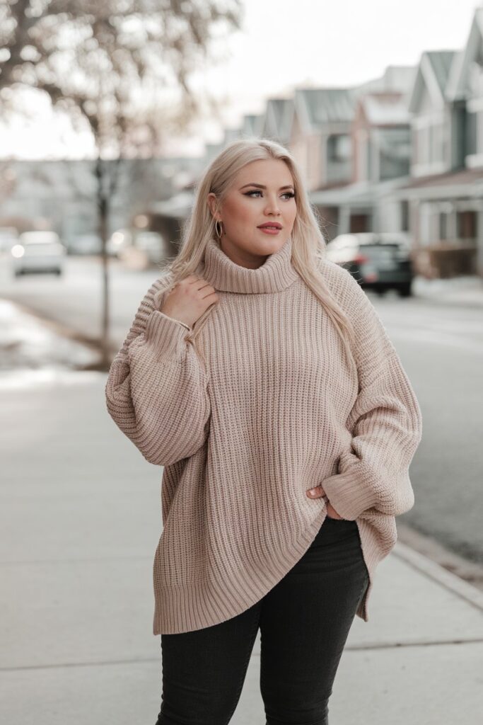 Plus Size Winter Cozy Outfits