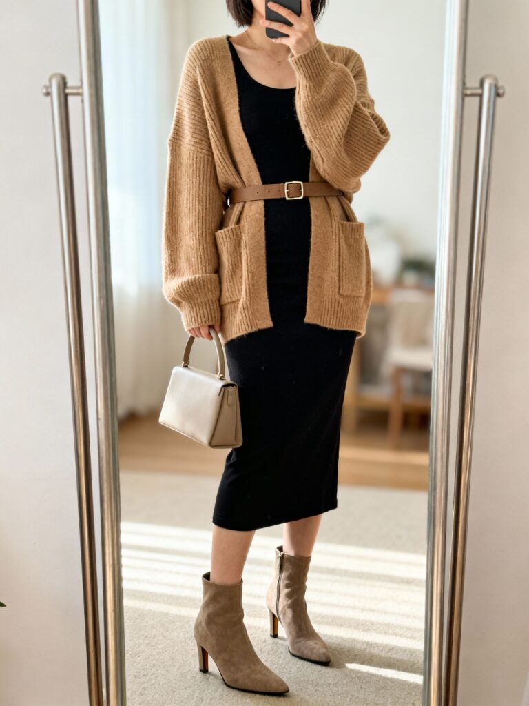 Oversized Knit Sweater Outfit