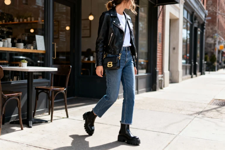 9 Leather Jacket Outfit Ideas That’ll Make Every Errand Feel Like a Runway