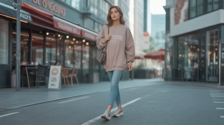 9 Oversized Crewneck Outfit Ideas That Look Effortlessly Cool Every Day