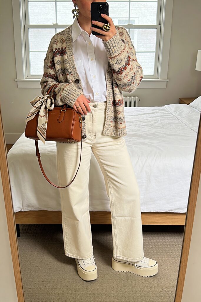 Knitted Cardigan Outfit