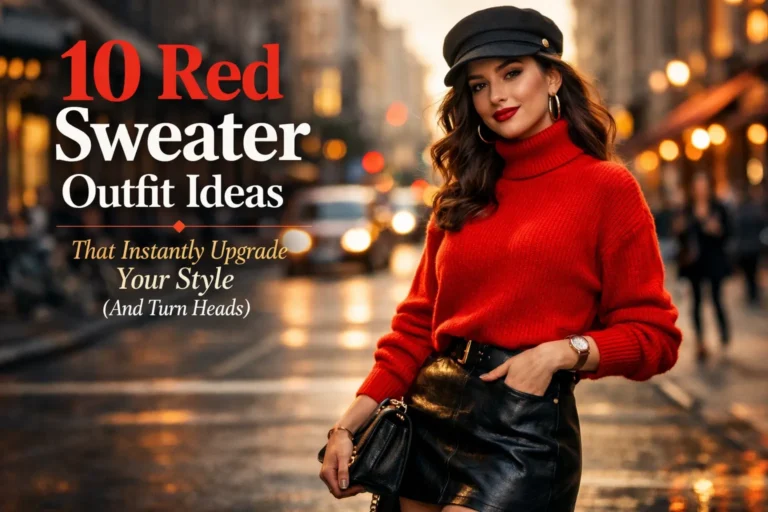 10 Red Sweater Outfit Ideas That Instantly Upgrade Your Style (And Turn Heads)