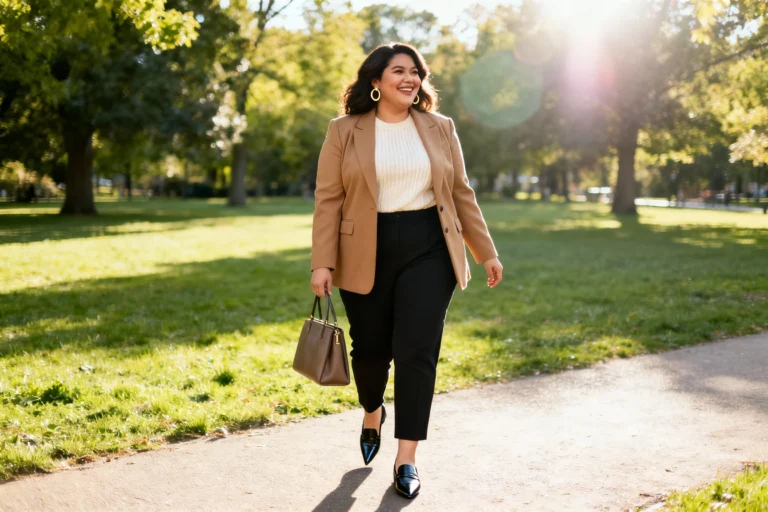 9 Curvy Work Outfit Ideas That Make Office Days Feel Like Runway Moments