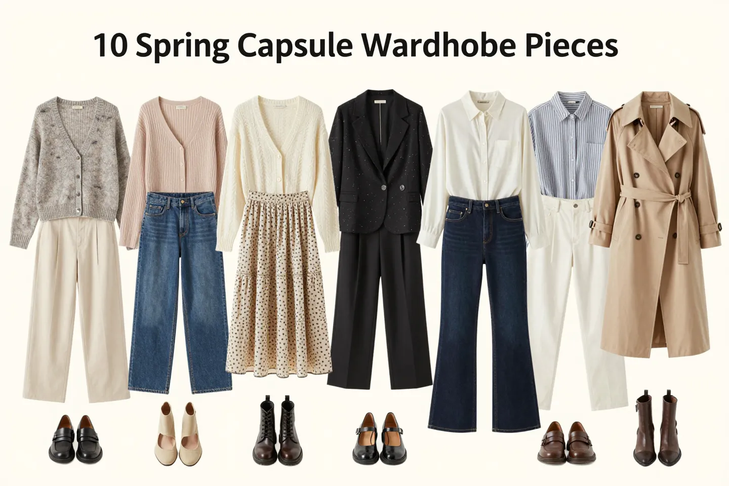 10 Spring Capsule Wardrobe Pieces You’ll Wear On Repeat (No More “Nothing To Wear”)