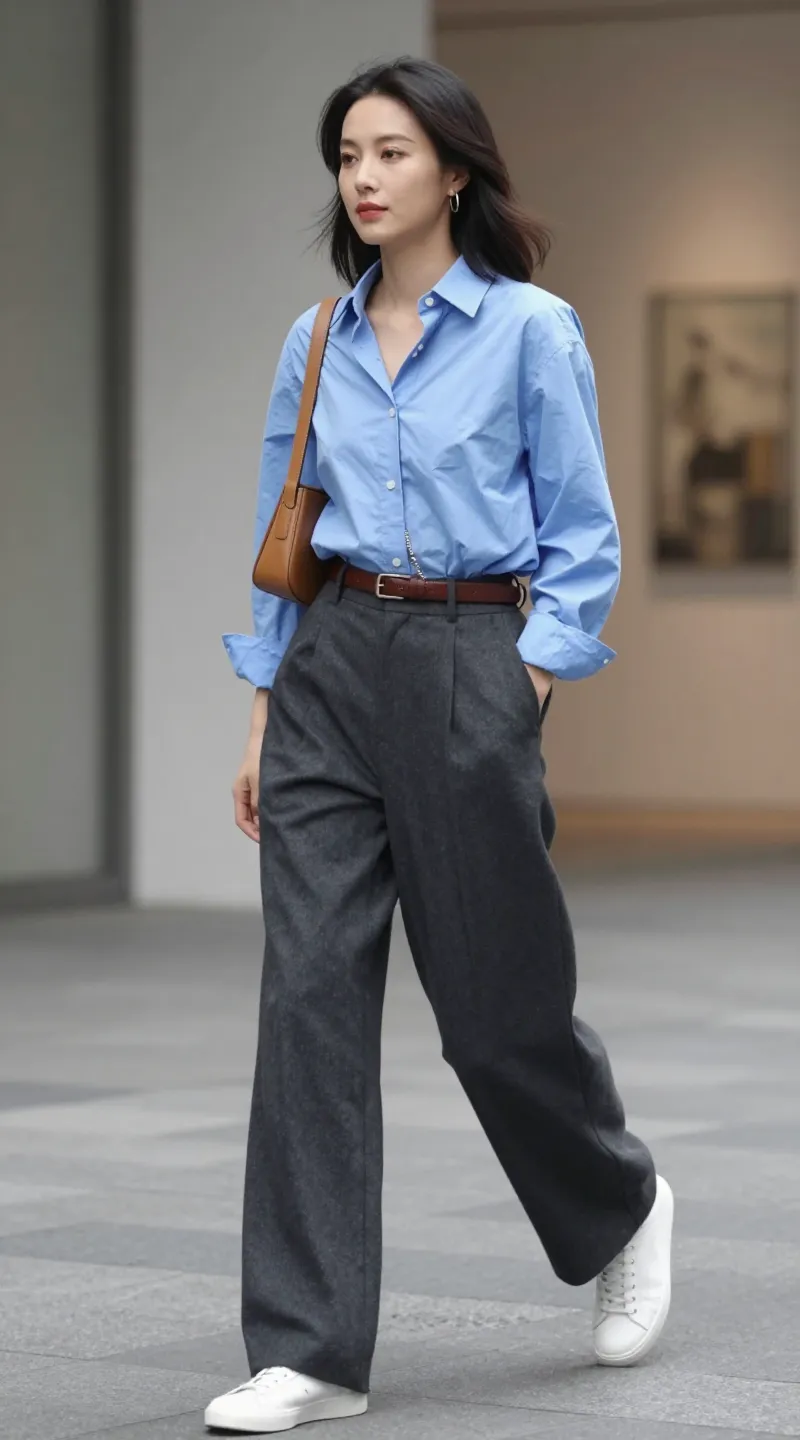 Blue Top Outfit Ideas