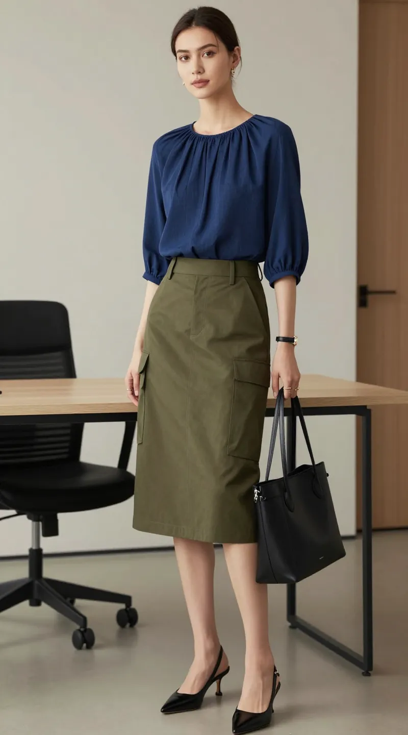 Blue Top Outfit Ideas