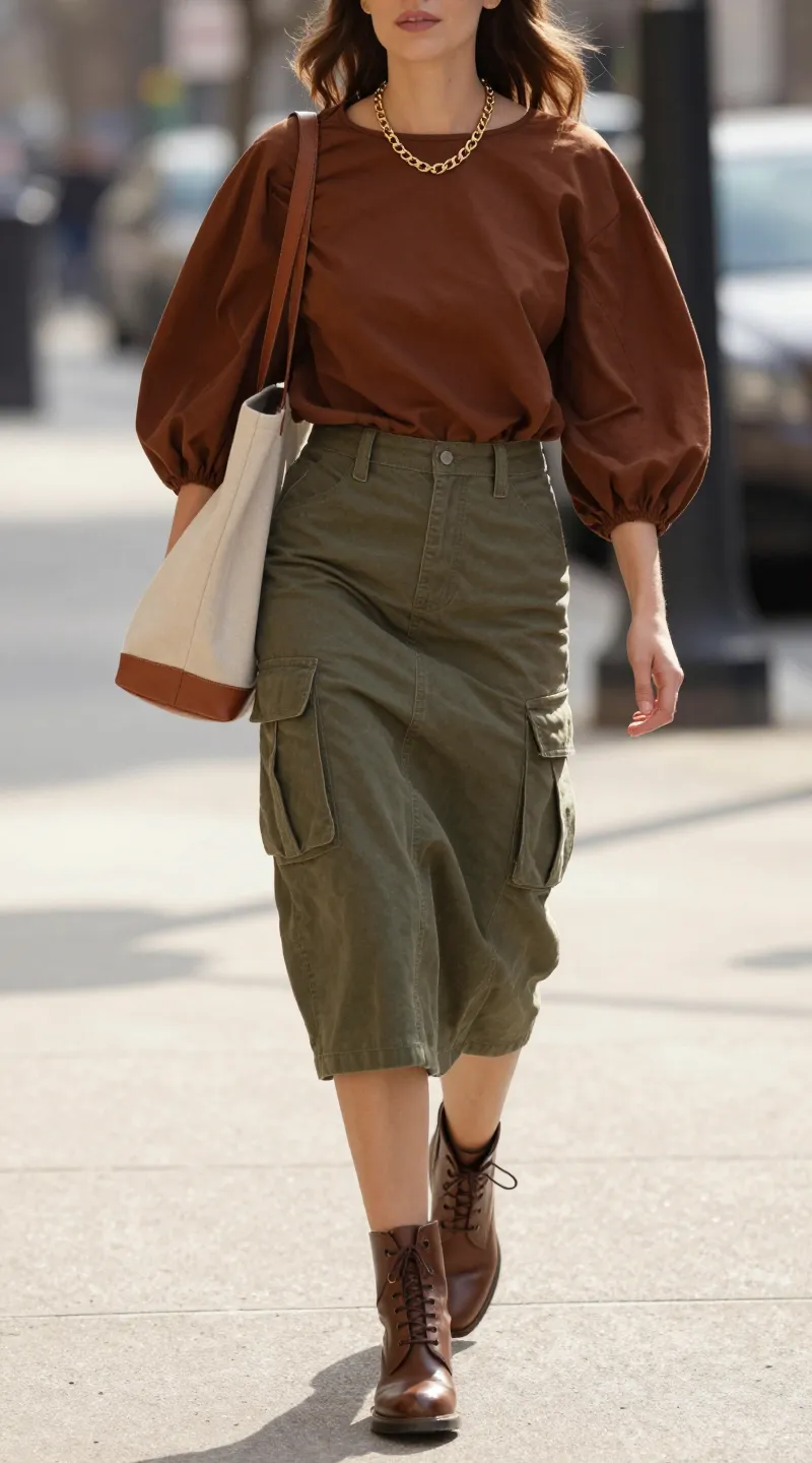 Brown Top Outfit Ideas