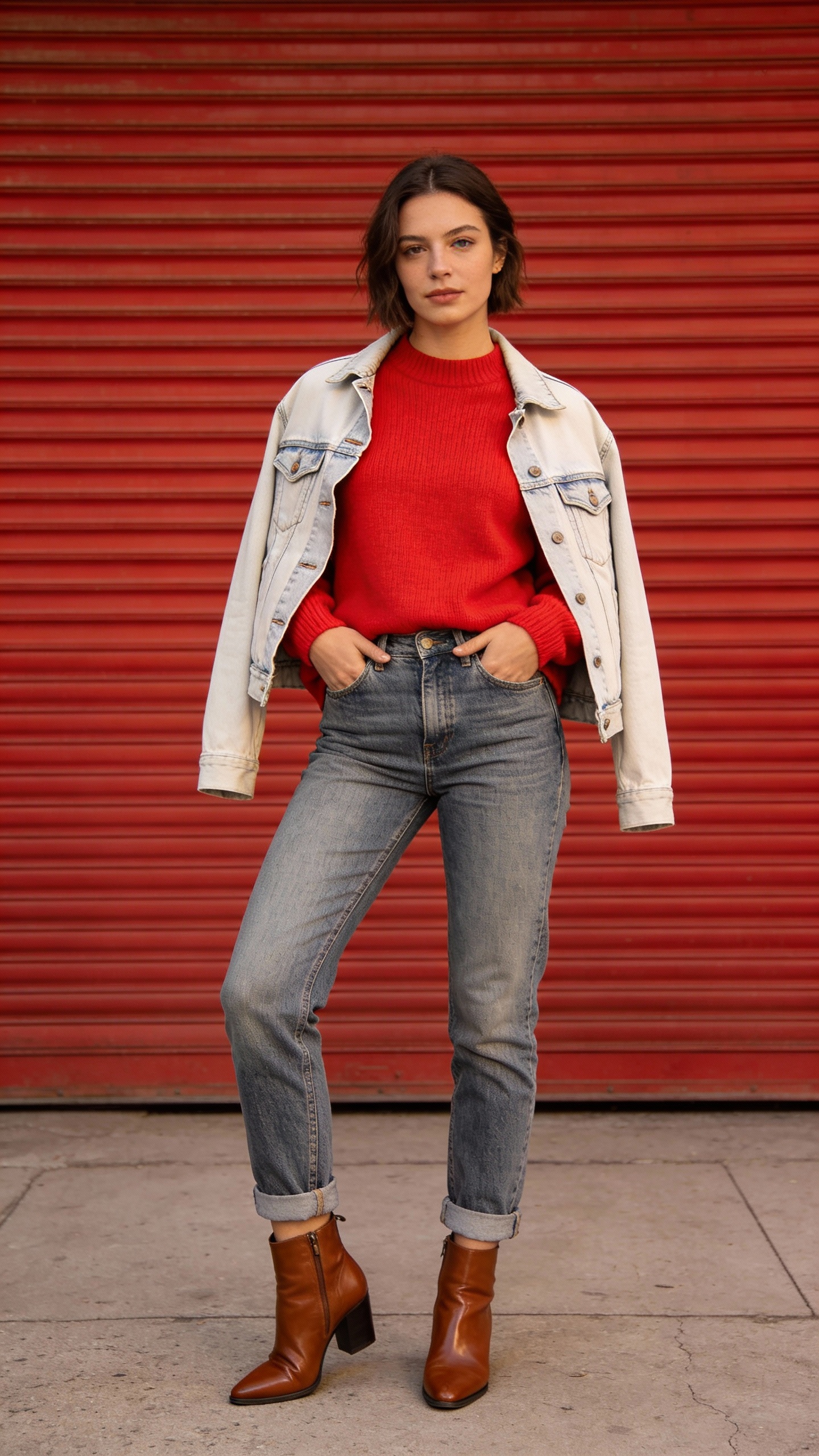 How To Style A Red Sweater