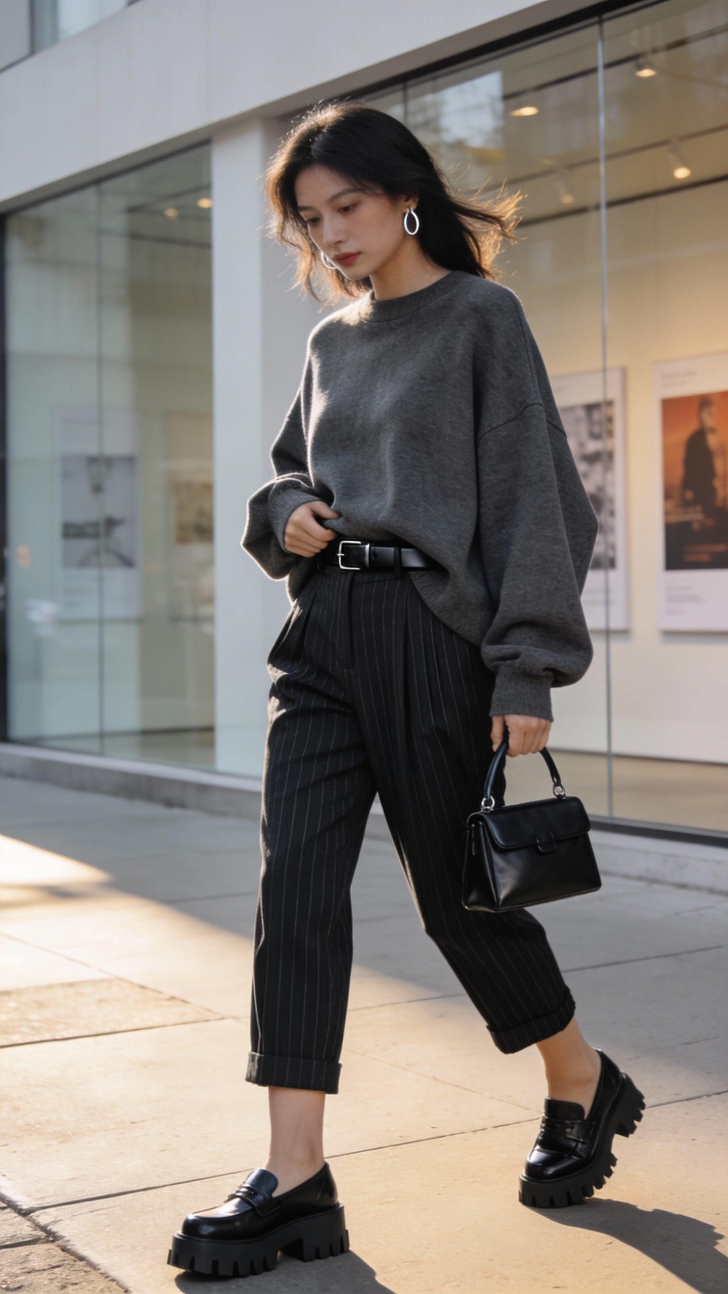 Oversized Crewneck Outfit