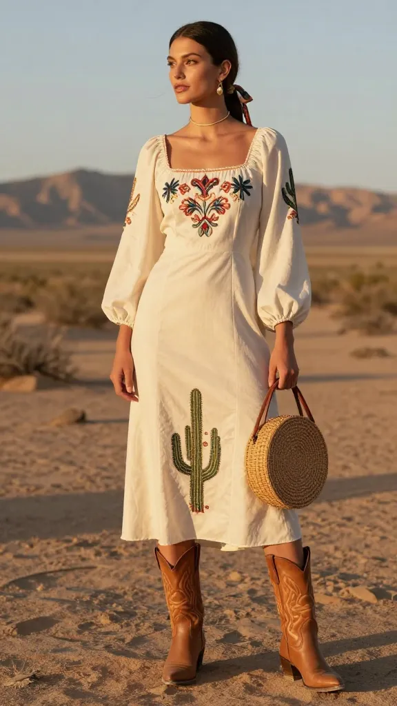 Western One Piece Dress