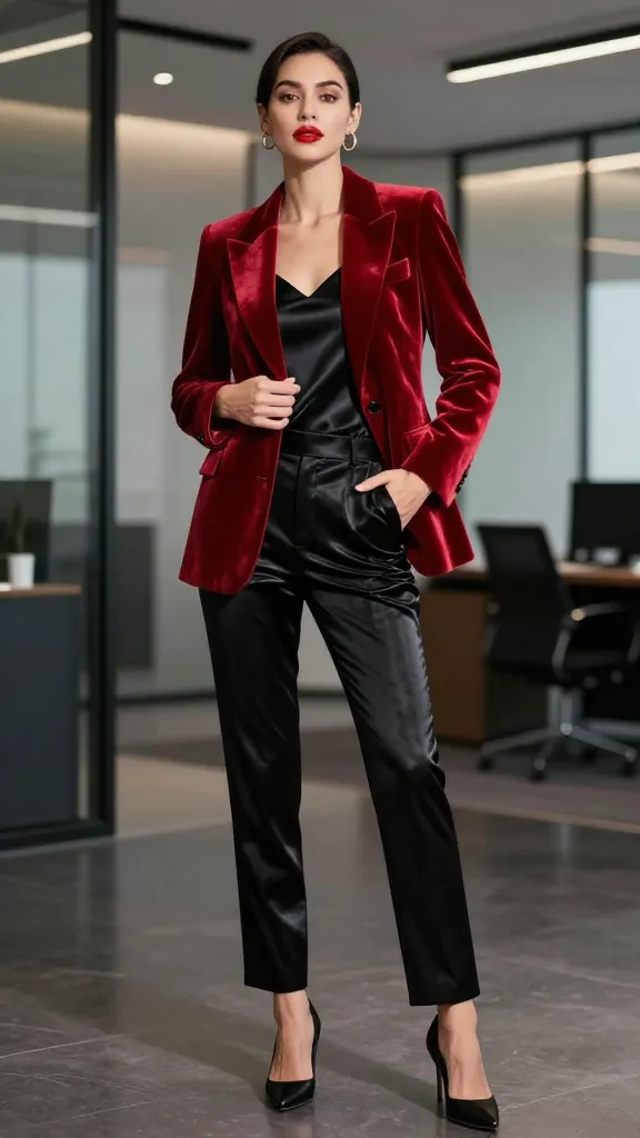 Red and Black Outfits