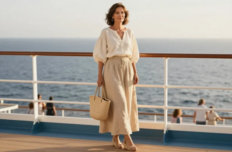 11 Cruise Outfits for Women Over 50: Daytime Looks, Dinner Glam & Shore Excursions