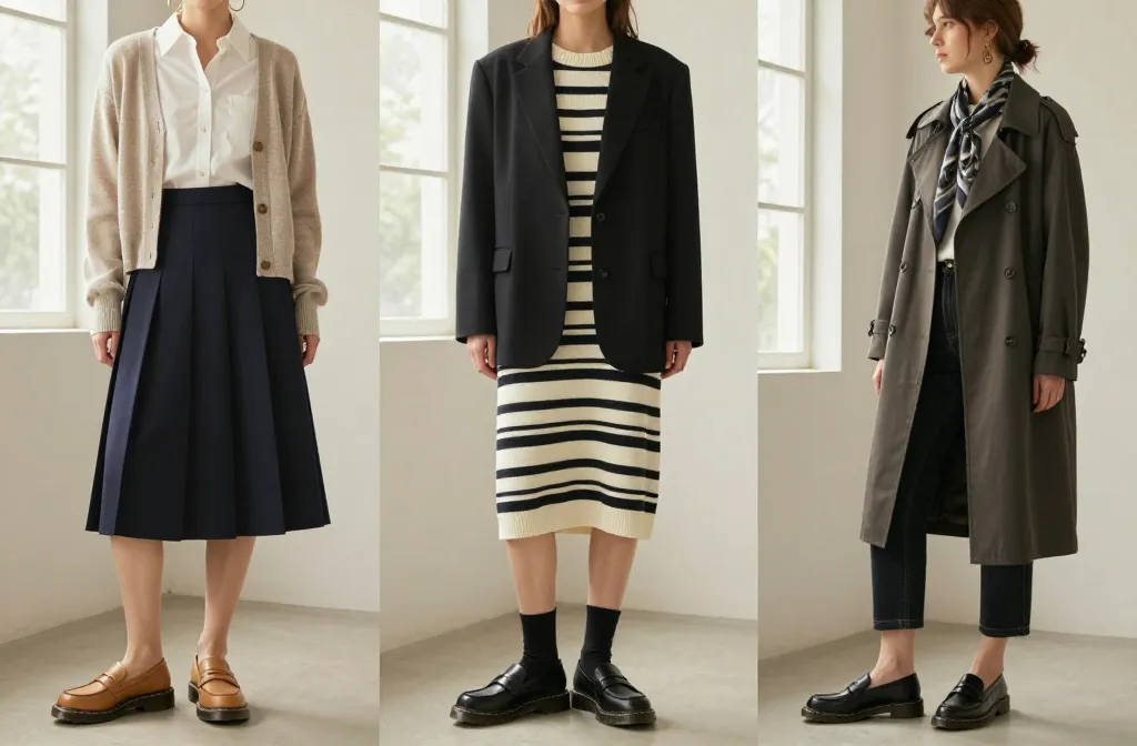 10 Chic Doc Martens Loafers Outfit Ideas (Preppy to Edgy) Unleashed