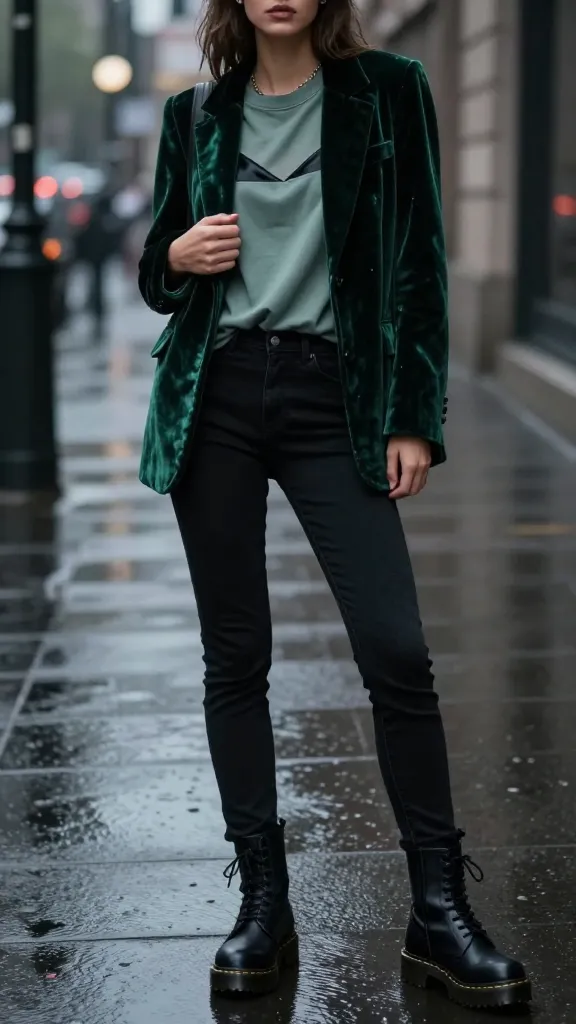 Doc Martens with Black Jeans