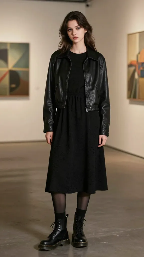 Doc Martens with Tights