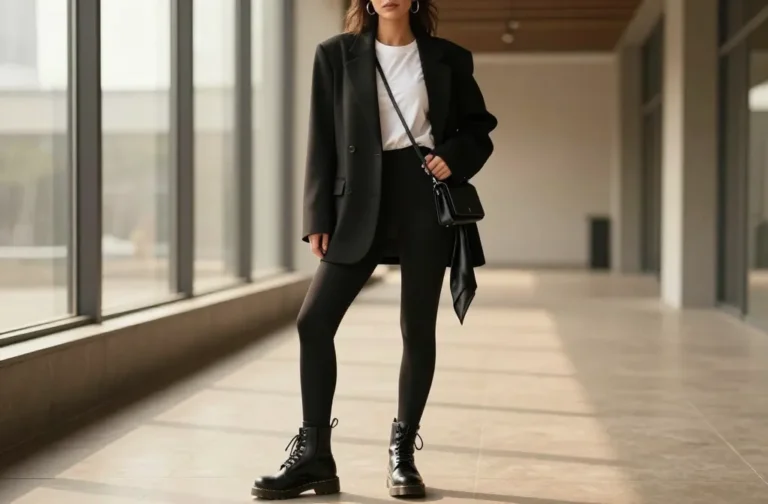 9 Easy Doc Martens with Leggings Outfits You’Ll Live in: Chic, Comfy
