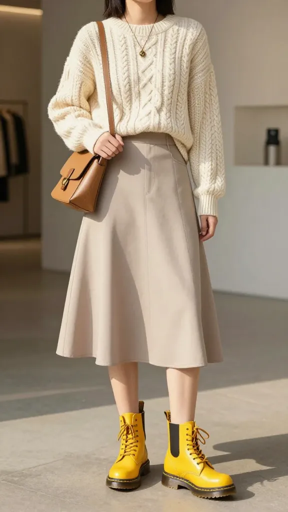 Doc Martens with a Skirt