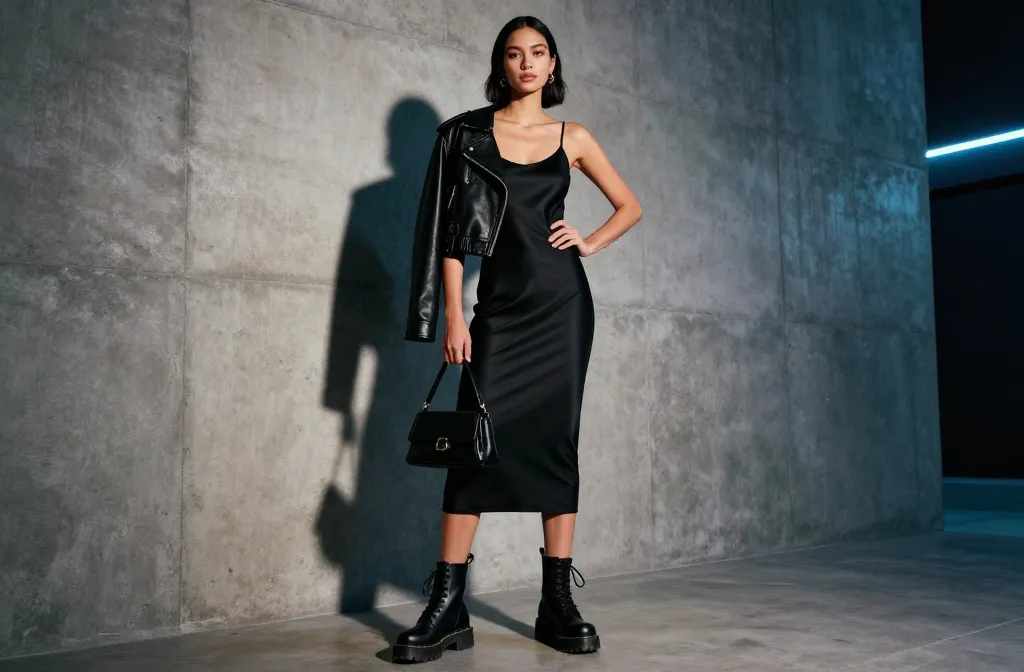 11 Chic Ways to Wear a Black Dress with Doc Martens Unleashed