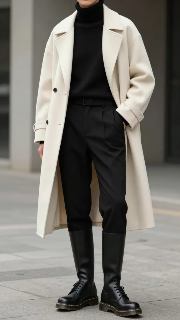 Doc Martens Black Pants Outfit