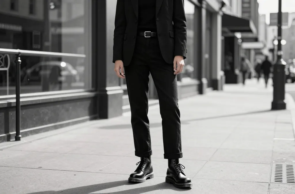 13 All-Black Doc Martens Outfits That Look Effortlessly Cool: Chic and Sharp