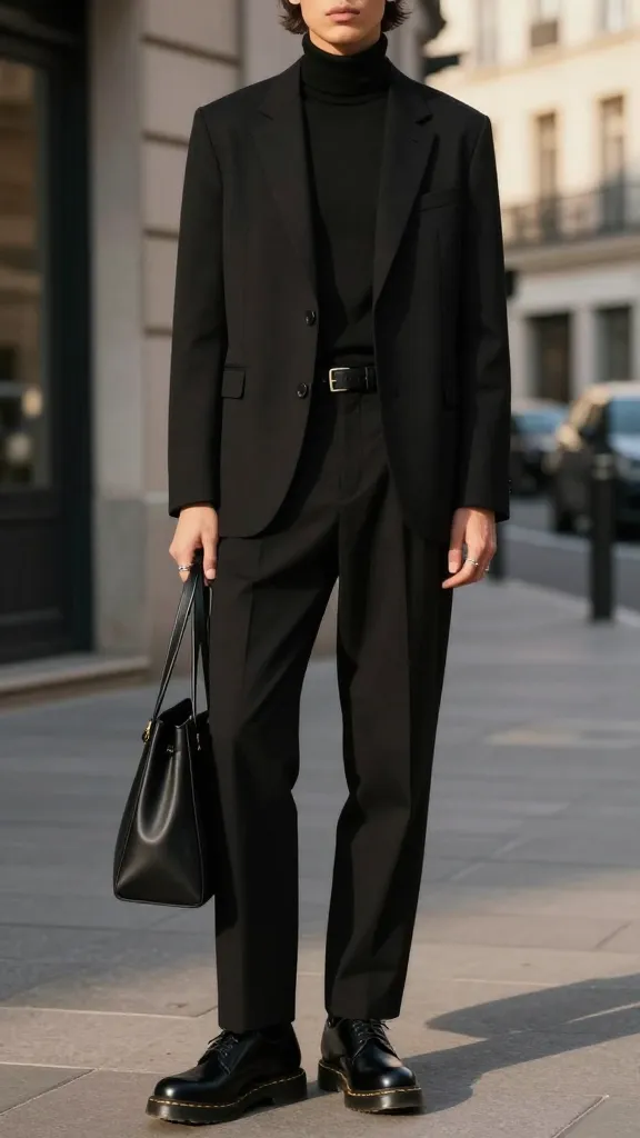 All-Black Doc Martens Outfits