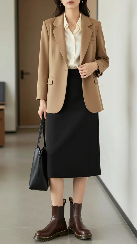 Brown Doc Martens Ankle Boots