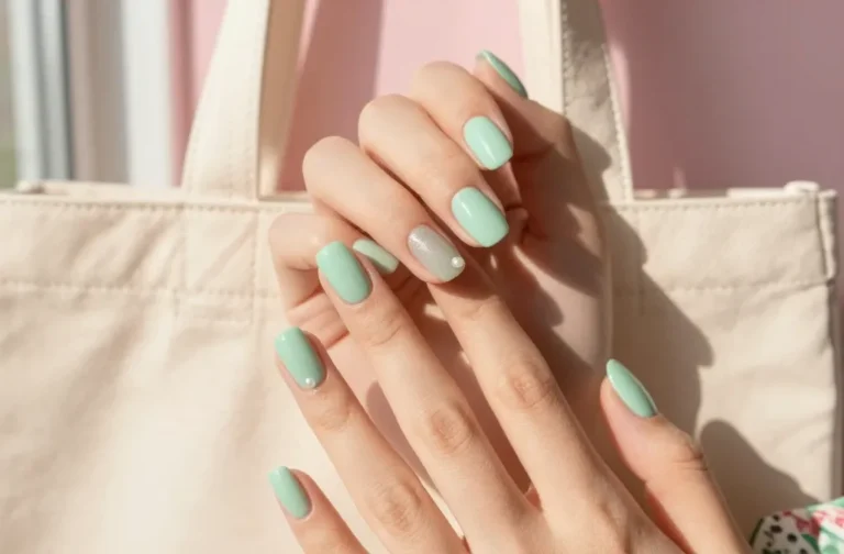 11 Pastel Green Spring Nails That Will Freshen Up Your Entire Look: Freshen Up Your Look Now