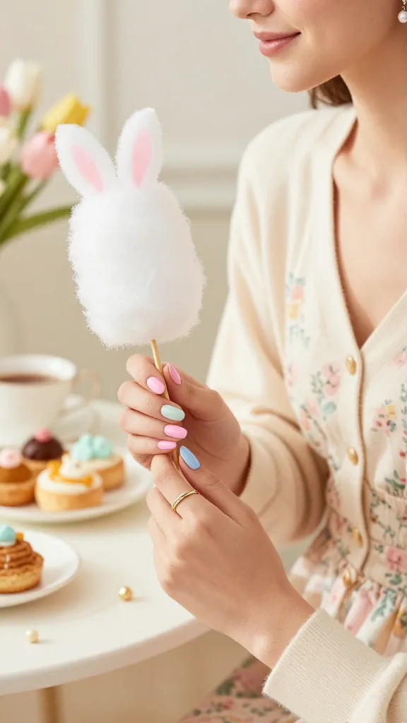 Easter Nails Design Spring Pretty Pastel