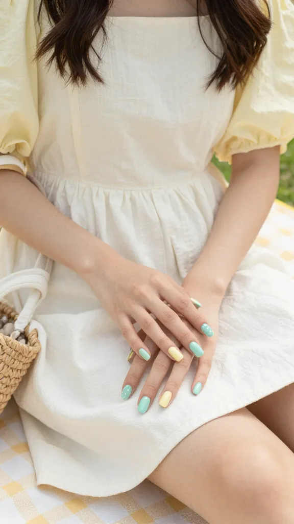 Easter Nails Design Spring Pretty Pastel