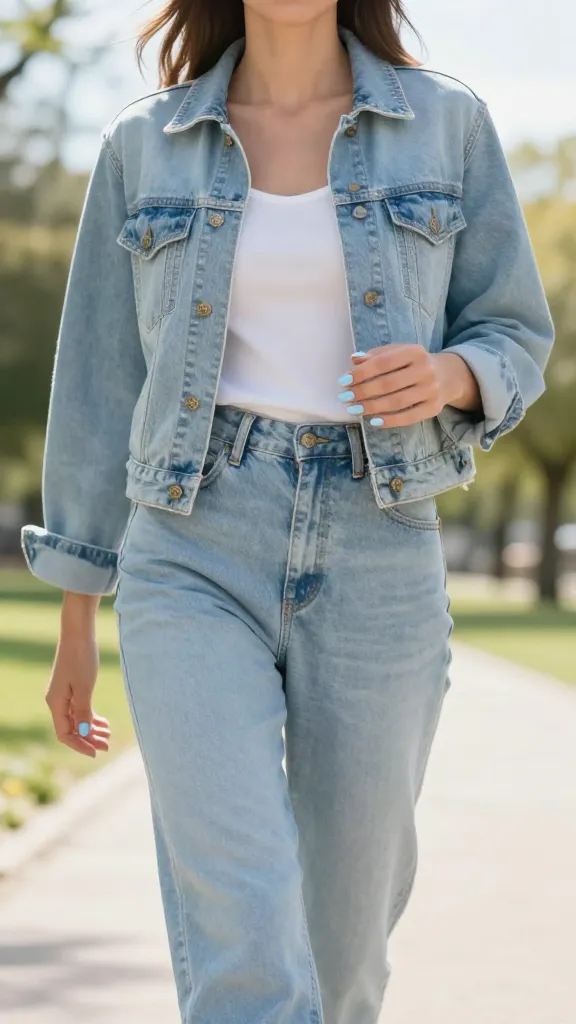 Pastel Blue Spring Nails