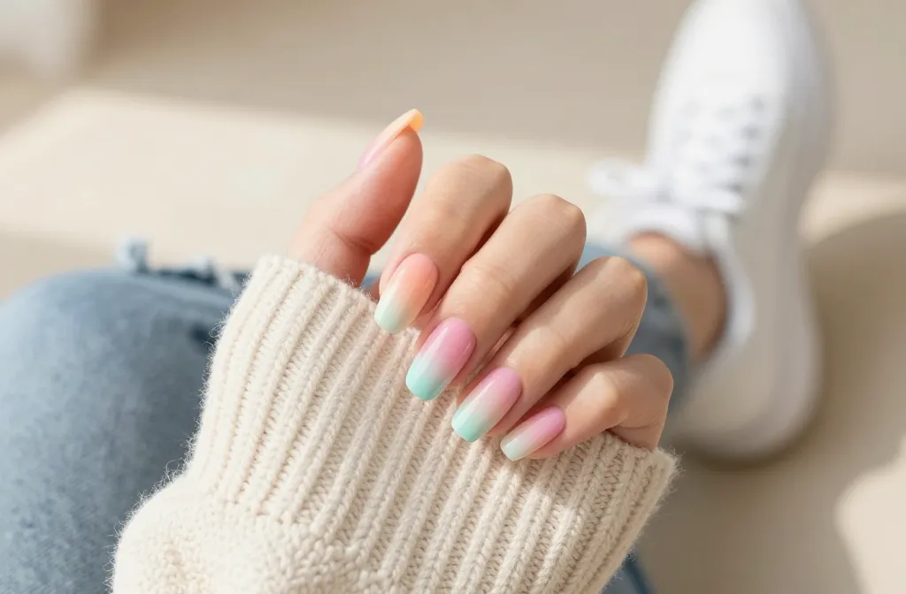 11 Spring Ombre Nails in Pastel Colors That Are Pure Perfection: Purely Chic