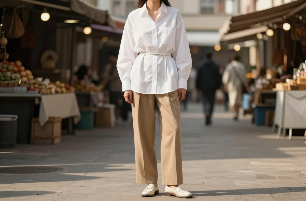 9 Chic Outfit Ideas for Every Season: How to Style an Oversized Shirt That Pops