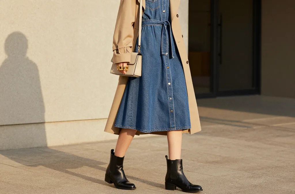 12 Easy Outfits with Jeans, Dresses & Leggings: What to Wear with Ankle Boots Chic Picks