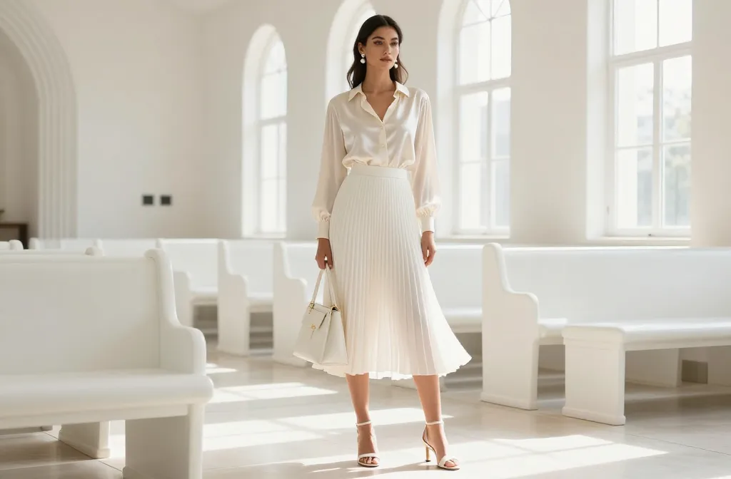 12 All White Church Outfit Ideas That Look Heavenly Chic: Hallelujah Looks