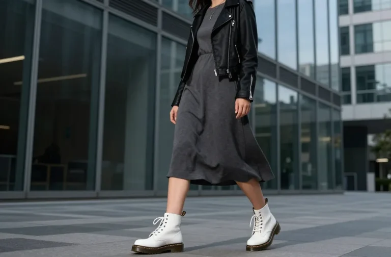 8 Edgy Outfit Ideas That Still Feel Chic: How to Style White Doc Martens Unboxed