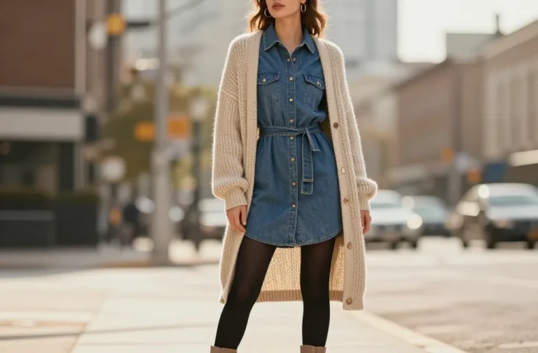 9 Effortless Outfit Ideas for Every Season: How to Style a Denim Dress Unveiled