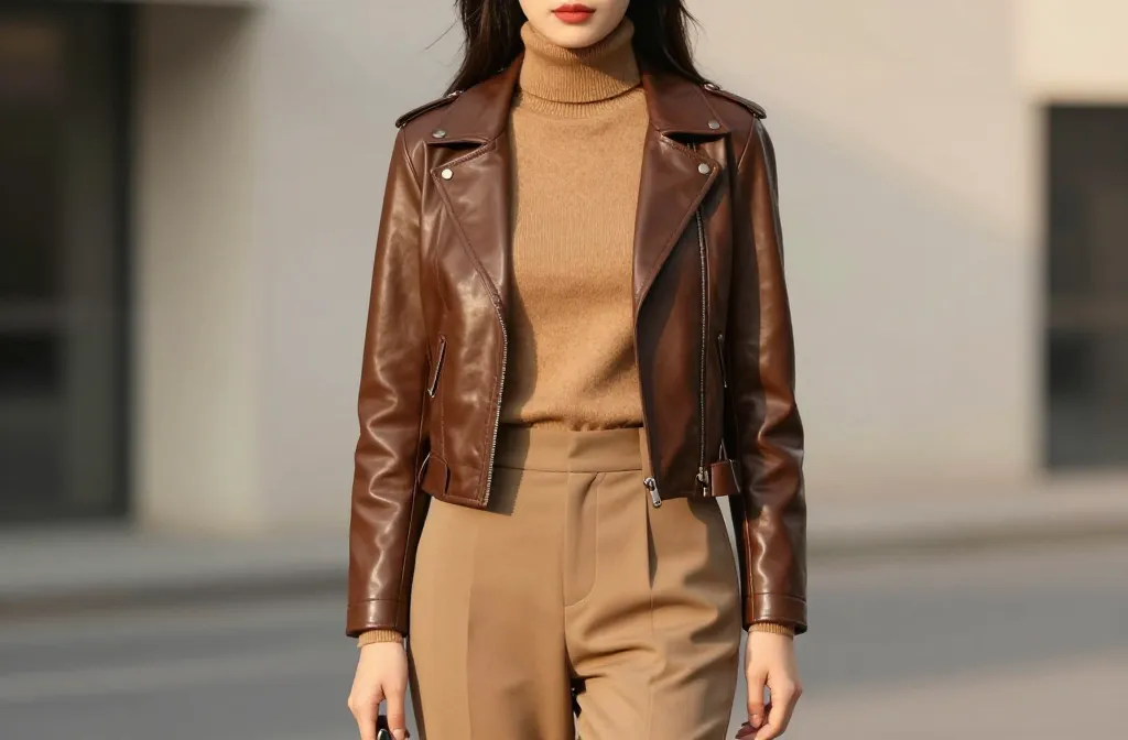 8 Brown Leather Jacket Outfits for Women That Feel Chic and Timeless: Fresh Spins