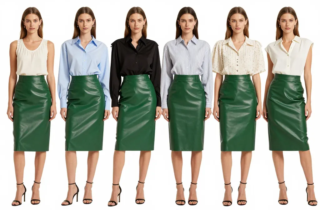 8 Green Leather Skirt Outfits That Feel Fresh and Fashion-Forward: Fresh Picks