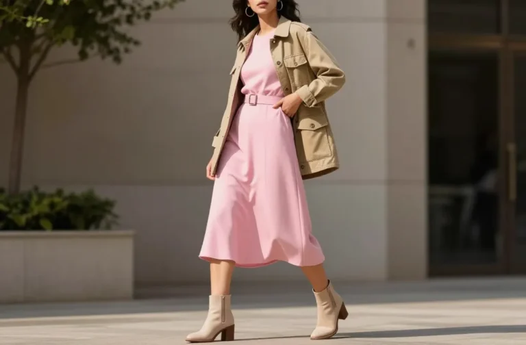 7 Pink and Khaki Outfit Ideas That Create the Perfect Balanced Look: Chic & Easy