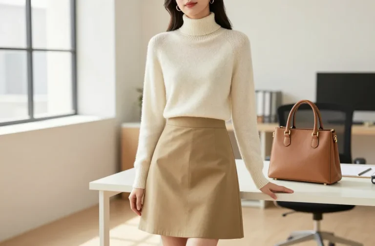 10 Khaki Skirt Outfit Ideas That Look Polished Yet Effortless Unlocked