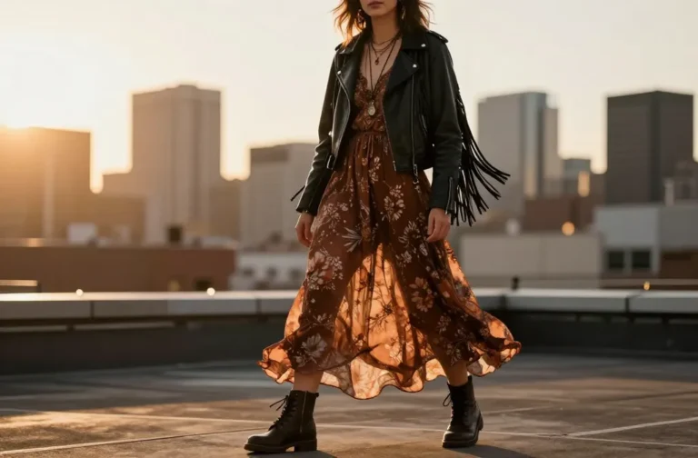 8 Moto Boho Style Outfit Ideas That Blend Edge with Free-Spirited Chic Unleashed